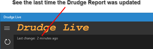 See the last time the Drudge Report was updated.